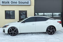 2023 Nissan Altima with premium ceramic film installation in North Bay